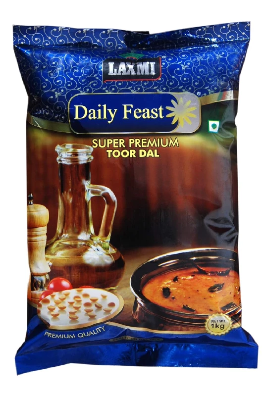 Laxmi Daily Feast Toor Dal Oily, 1000 g-1.webp